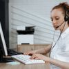 Icon representing office worker